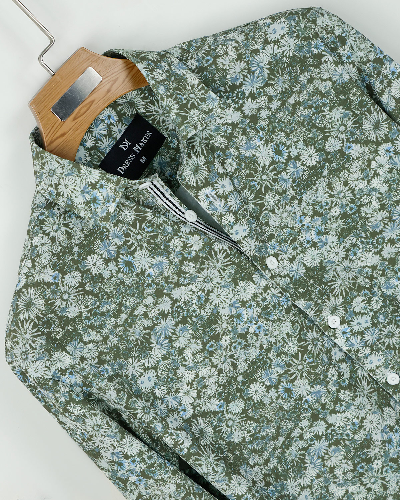 Luxury Print Stretch Shirt